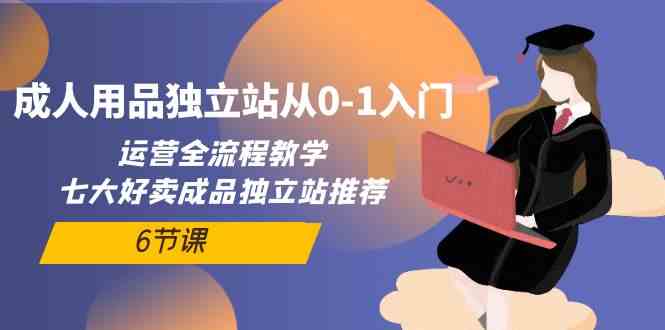 成人用品独立站从0-1入门，运营全流程教学，七大好卖成品独立站推荐（6节课）-酷吧易资源网