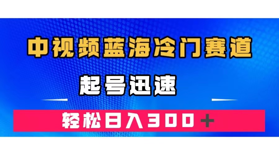 中视频蓝海冷门赛道，韩国视频奇闻解说，起号迅速，日入300＋-酷吧易资源网